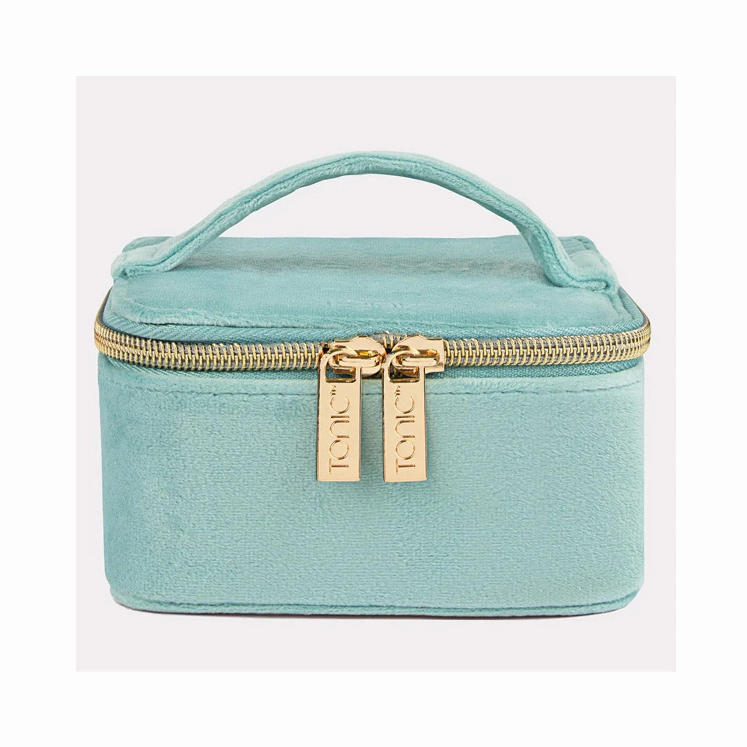 Jewellery Cube Luxe Velvet - Seafoam