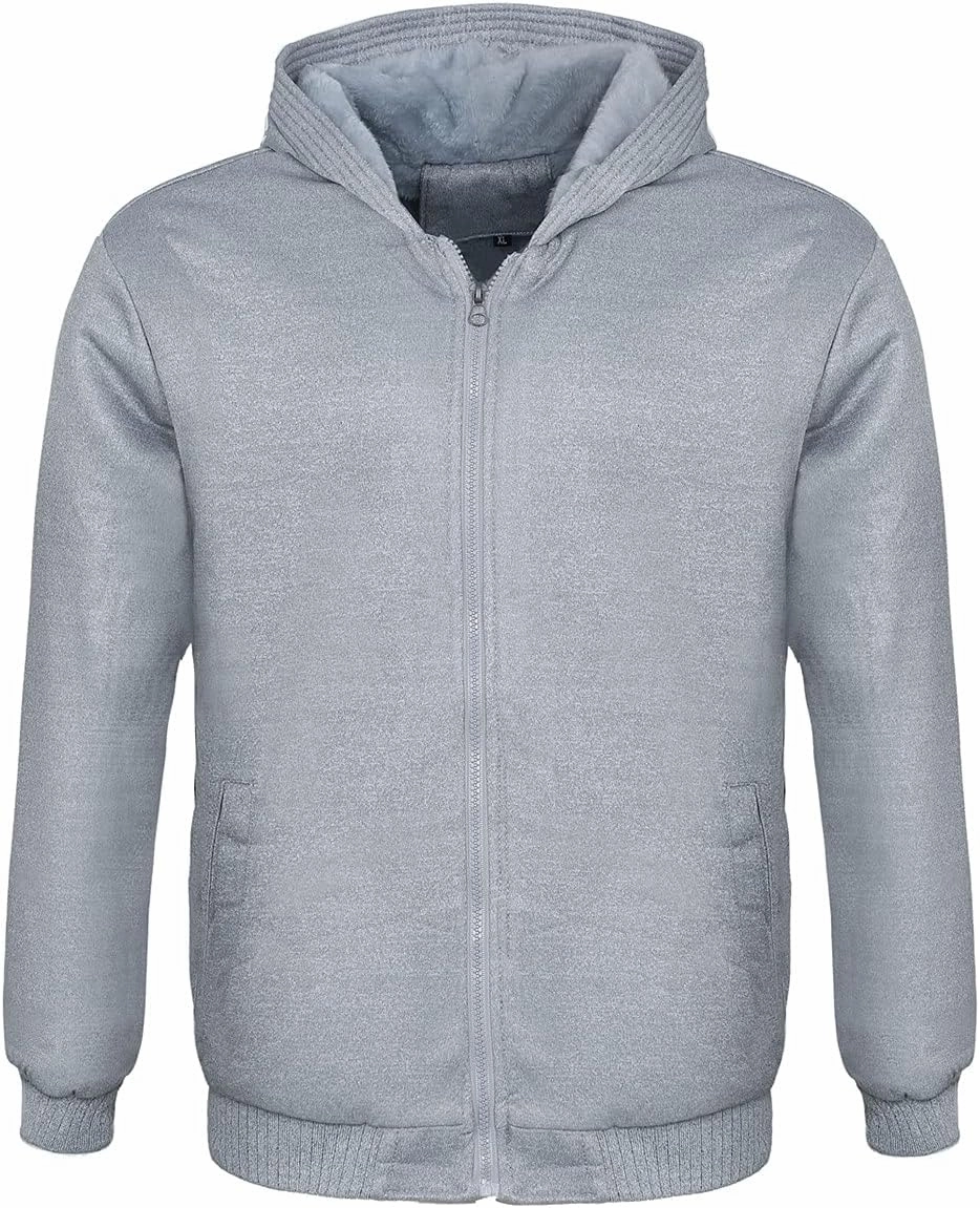 JiangWu Womens Fashion Horn Button Fleece Thicken Coat with Hood Winter Warm Jacket