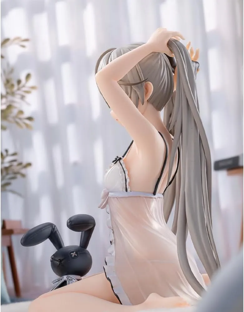 Kasugano Sora Action Figure Pajamas Anime Girl Figure 5.5 Inch Kneeling Pose Kasugano Sora Figurine Ornaments Desktop Collections Gift for Fans
