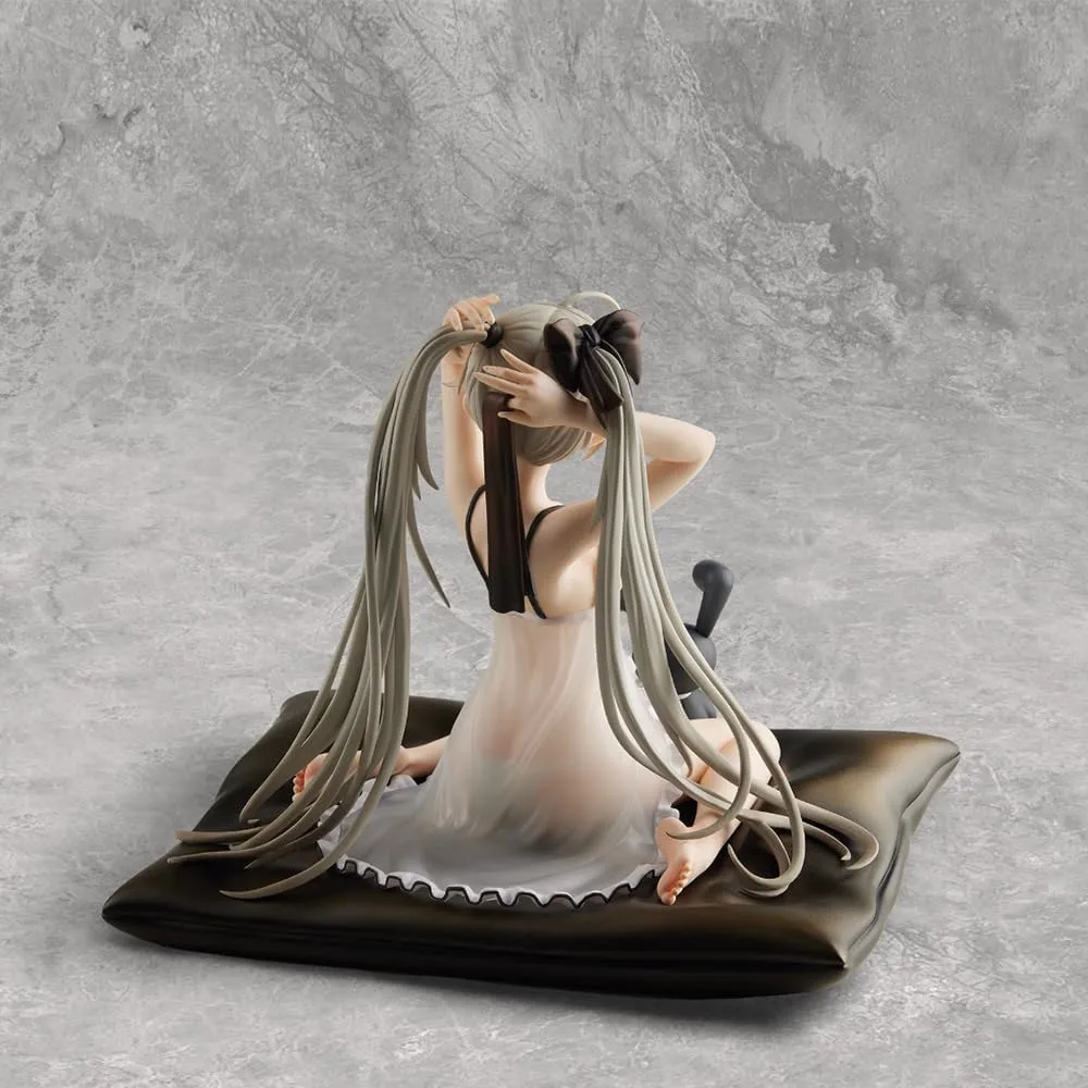 Kasugano Sora Action Figure Pajamas Anime Girl Figure 5.5 Inch Kneeling Pose Kasugano Sora Figurine Ornaments Desktop Collections Gift for Fans