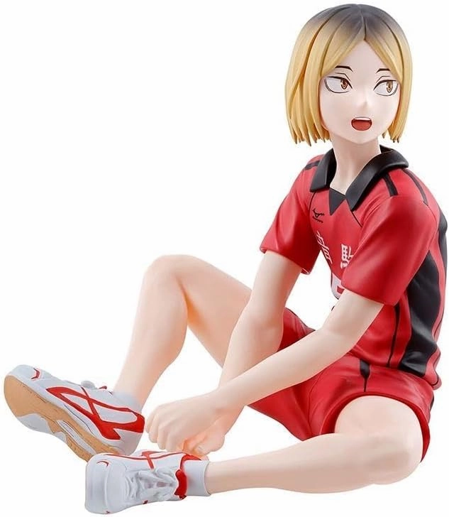 Kenma Kozume Figure Statue Model - 14cm Sitting Pose Kozume Kenma Action Figure Anime Sculpture, PVC Desktop Figure Handmade Collectible Decoration Gifts