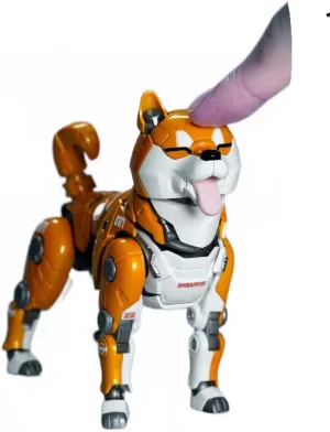 KIDKING Cute pet Dog Shiba Inu Mecha Finished Model for Action Figure(Yellow)
