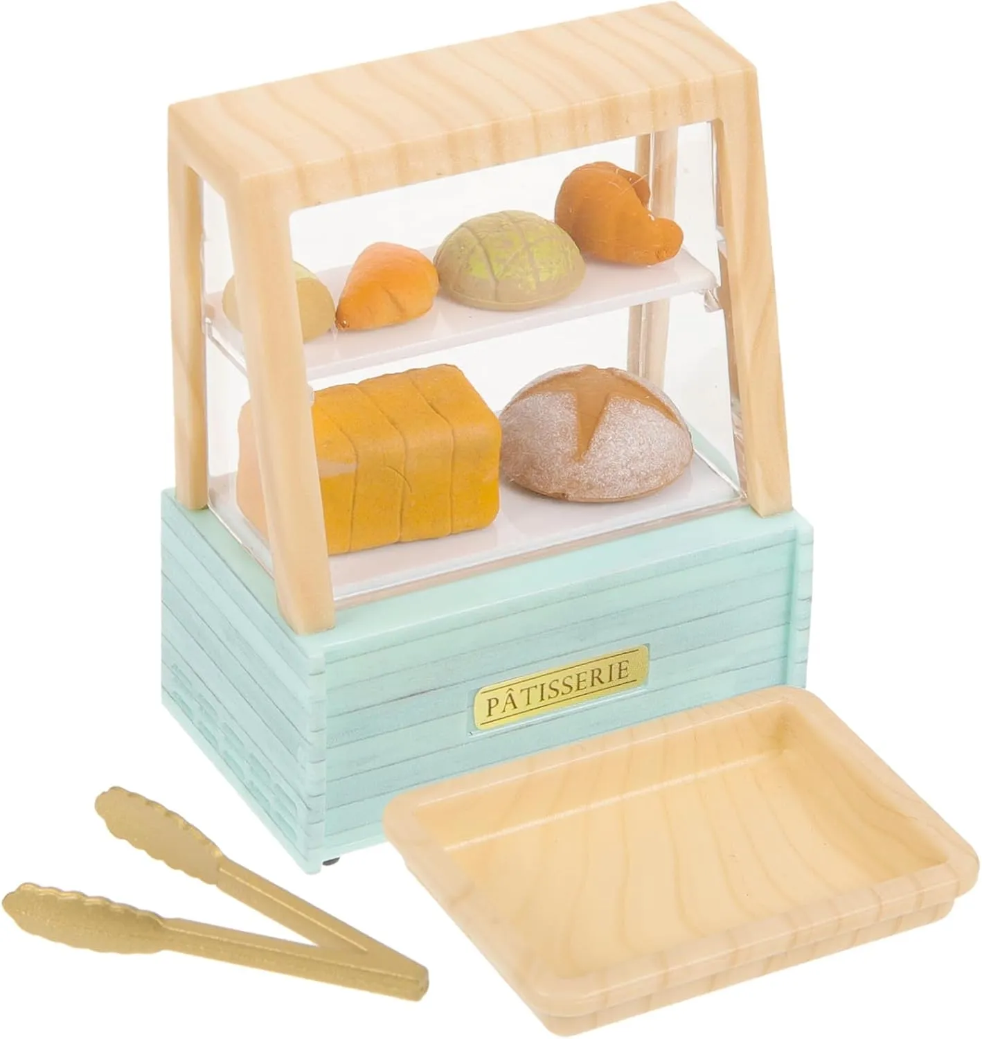 Kisangel 1set Miniature Dollhouse Cake Cabinet Display Realistic Bakery Scene Decoration for House Chic Design Compact for Creative Displays and Photo Props