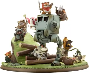 Kotobukiya Star Wars: Return of The Jedi: ARTFX Artist Series Battle of Endor The Little Rebels Statue, Multicolor (SW181)