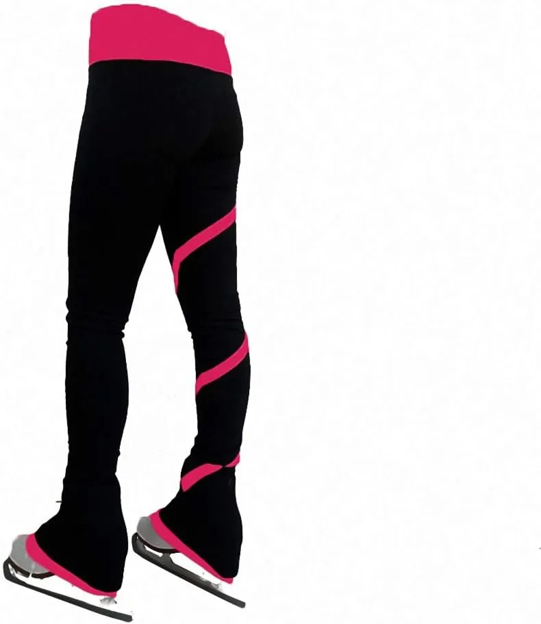 Ladies Figure Skating Training Suits Plus Velvet Pants