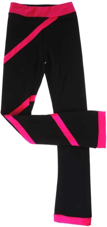 Ladies Figure Skating Training Suits Plus Velvet Pants