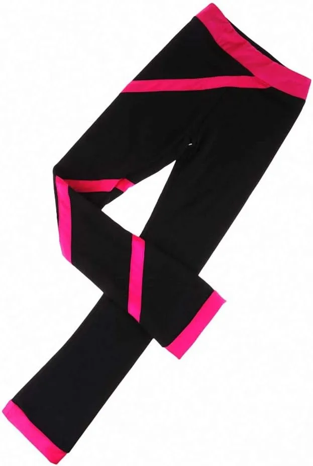 Ladies Figure Skating Training Suits Plus Velvet Pants
