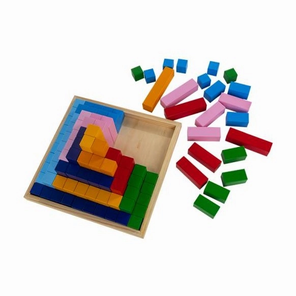 Large Pyramid 100 Building Blocks & Storage Base