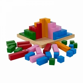 Large Pyramid 100 Building Blocks & Storage Base