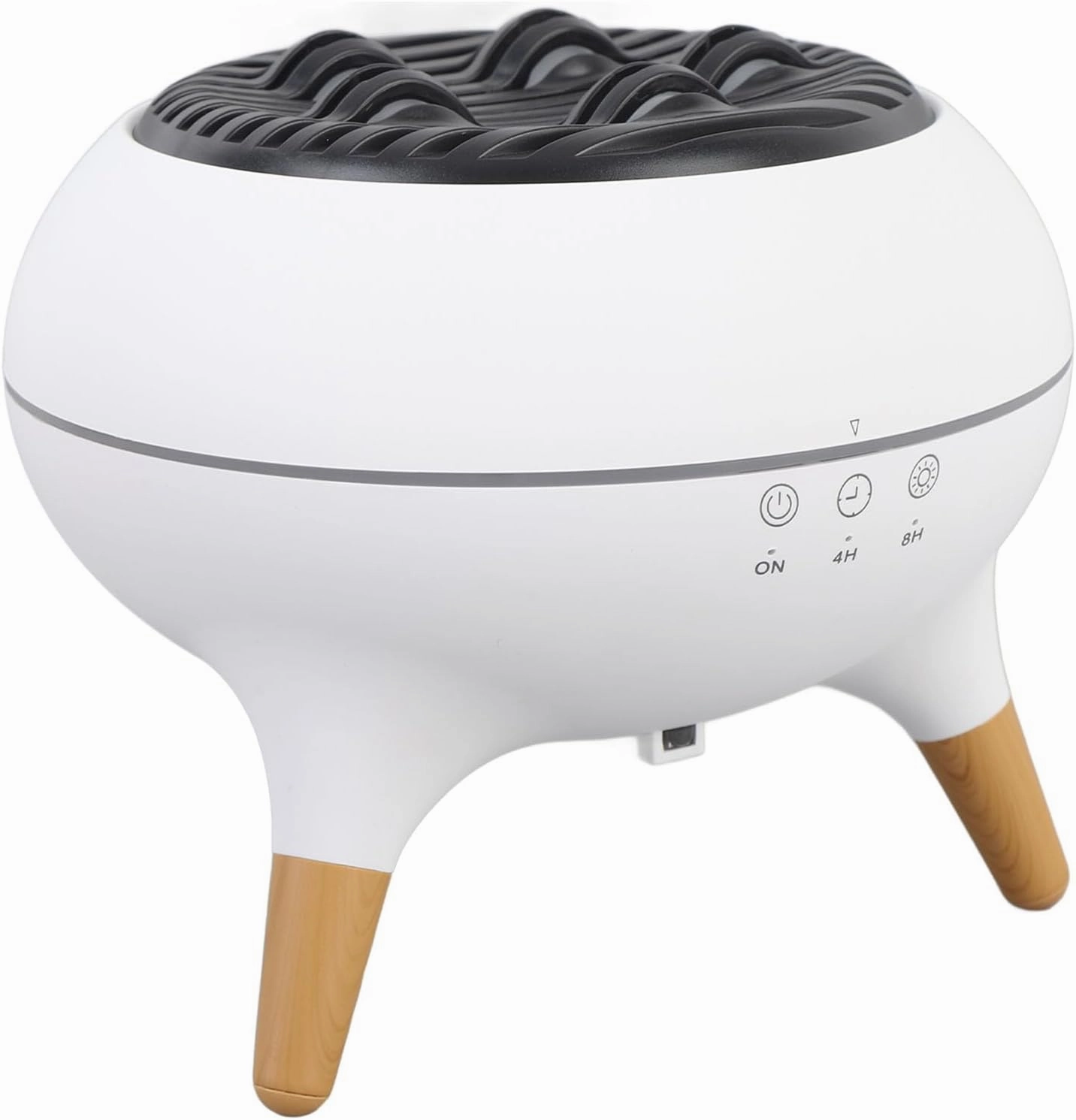 Large Room Desk Humidifier, 2 Timer Setting 2 Mist Modes Mystical/Fantasy Air Diffuser Humidifier Waterless Auto Off with Remote Control for Desk Office Bedroom (US Plug)