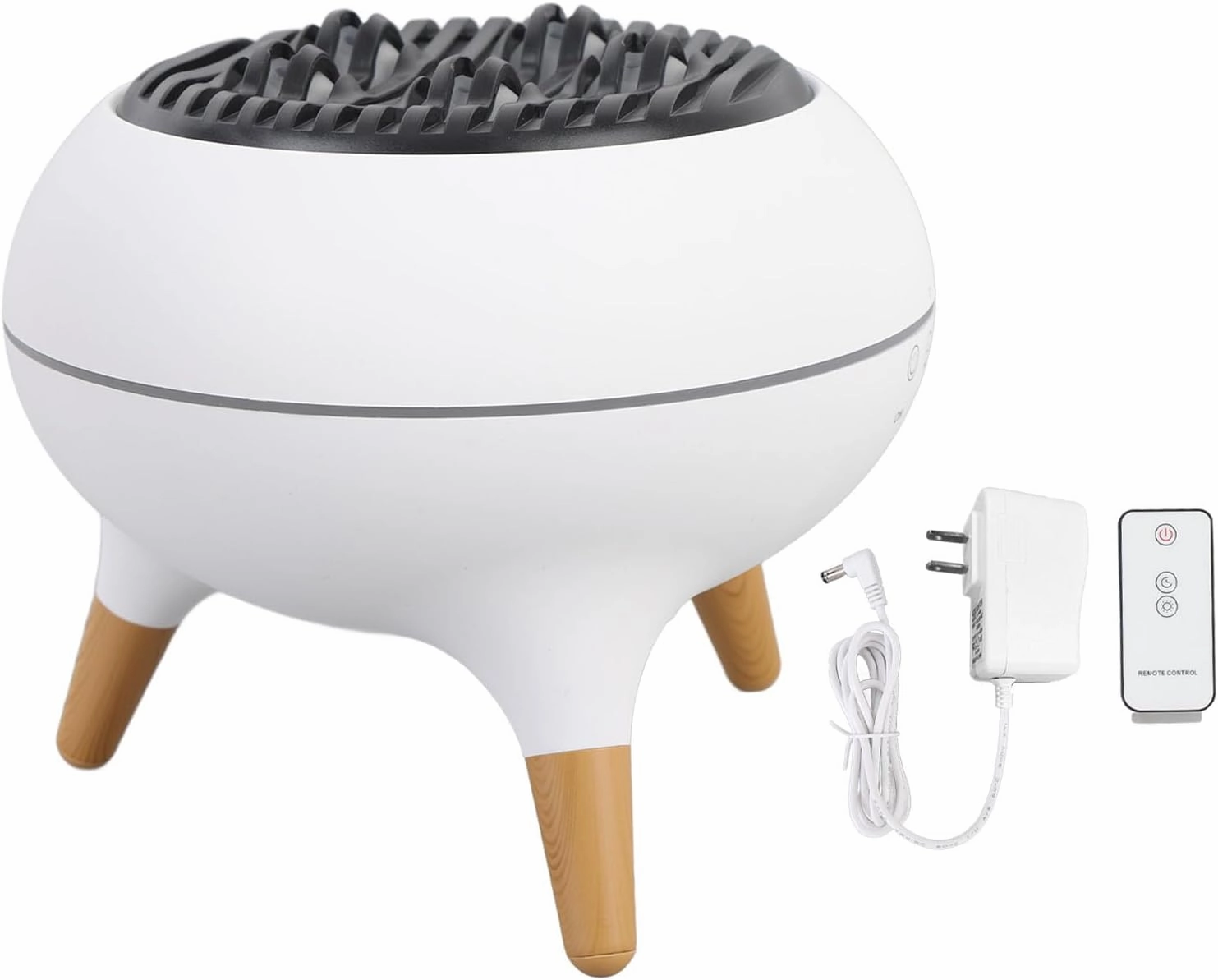 Large Room Desk Humidifier, 2 Timer Setting 2 Mist Modes Mystical/Fantasy Air Diffuser Humidifier Waterless Auto Off with Remote Control for Desk Office Bedroom (US Plug)