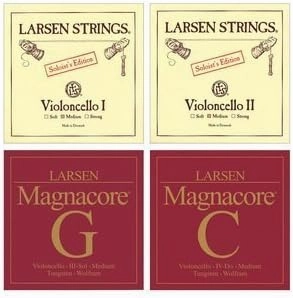 Larsen Magnacore Soloist 4/4 Cello String Set - Medium