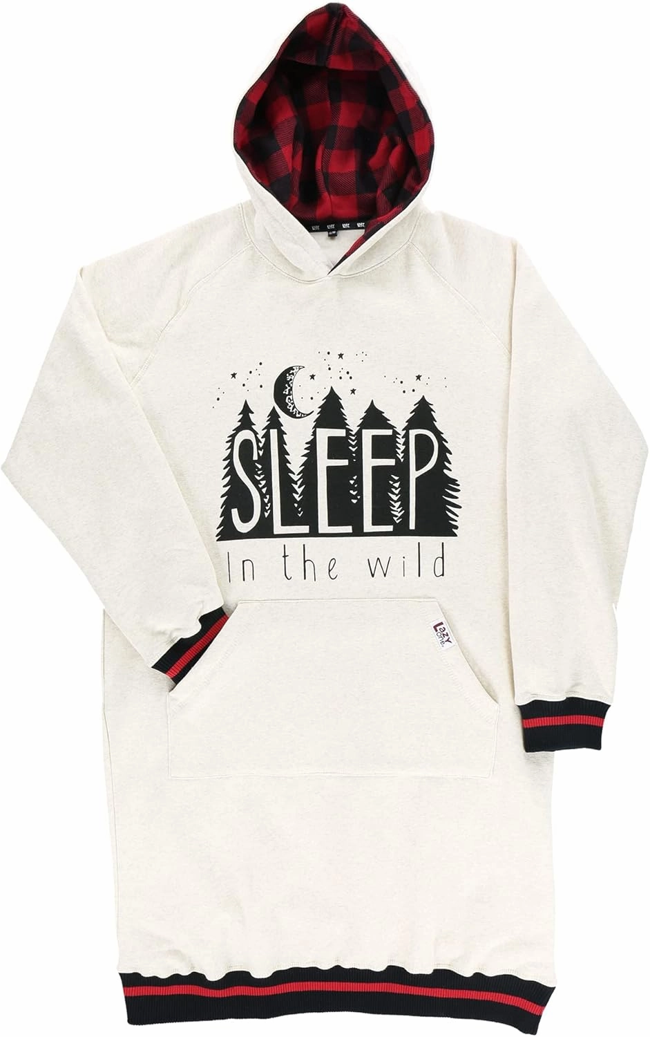 Lazy One Oversized Hoodie Sweatshirt, Comfortable Sleepwear, Sweater Dress for Women