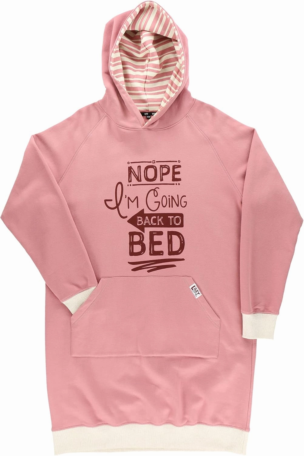 Lazy One Oversized Hoodie Sweatshirt, Comfortable Sleepwear, Sweater Dress for Women