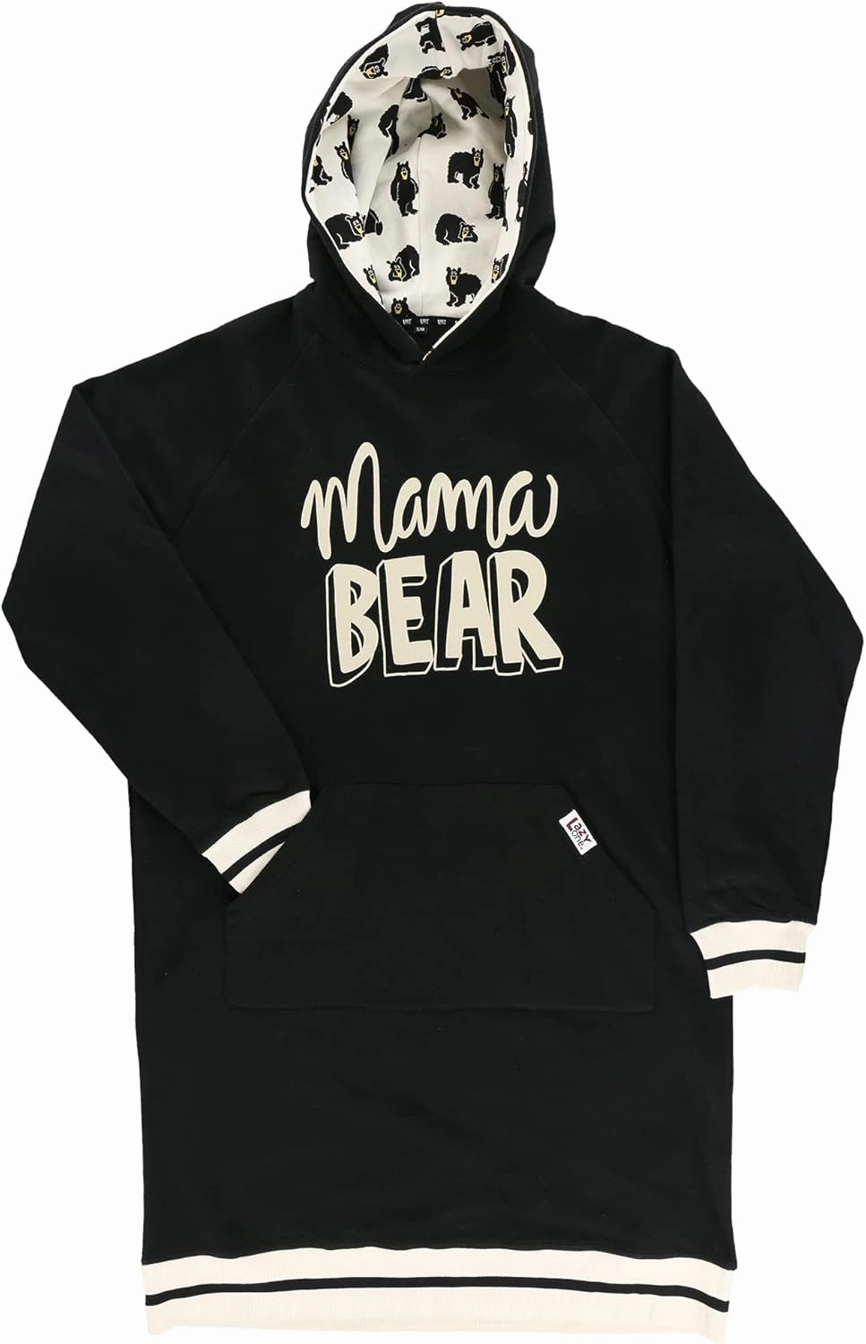 Lazy One Oversized Hoodie Sweatshirt, Comfortable Sleepwear, Sweater Dress for Women