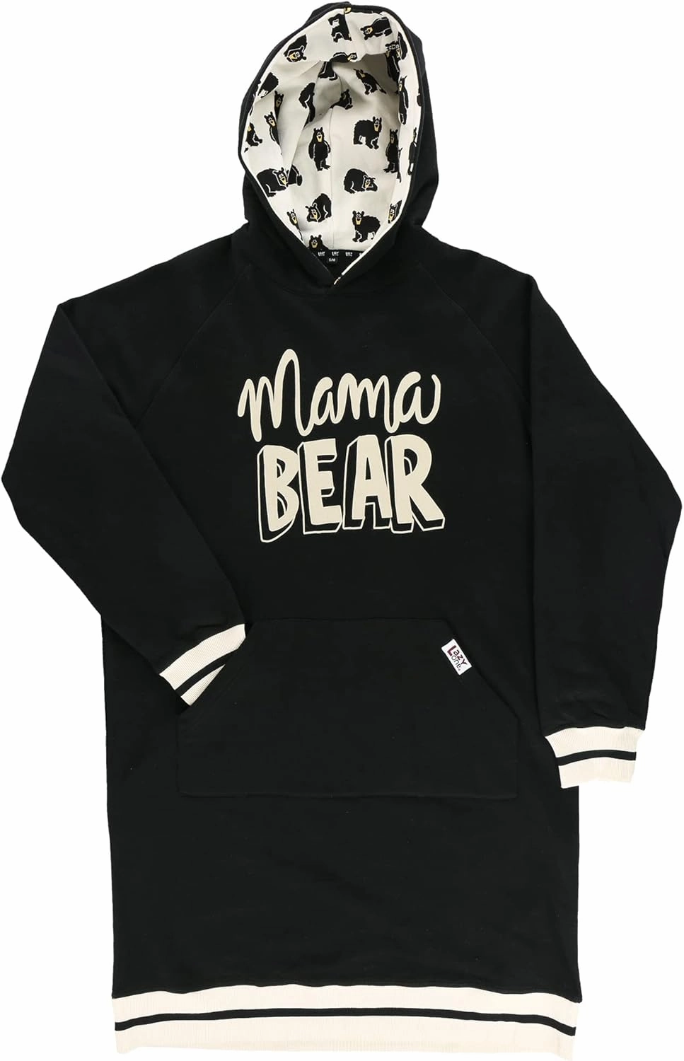 Lazy One Oversized Hoodie Sweatshirt, Comfortable Sleepwear, Sweater Dress for Women