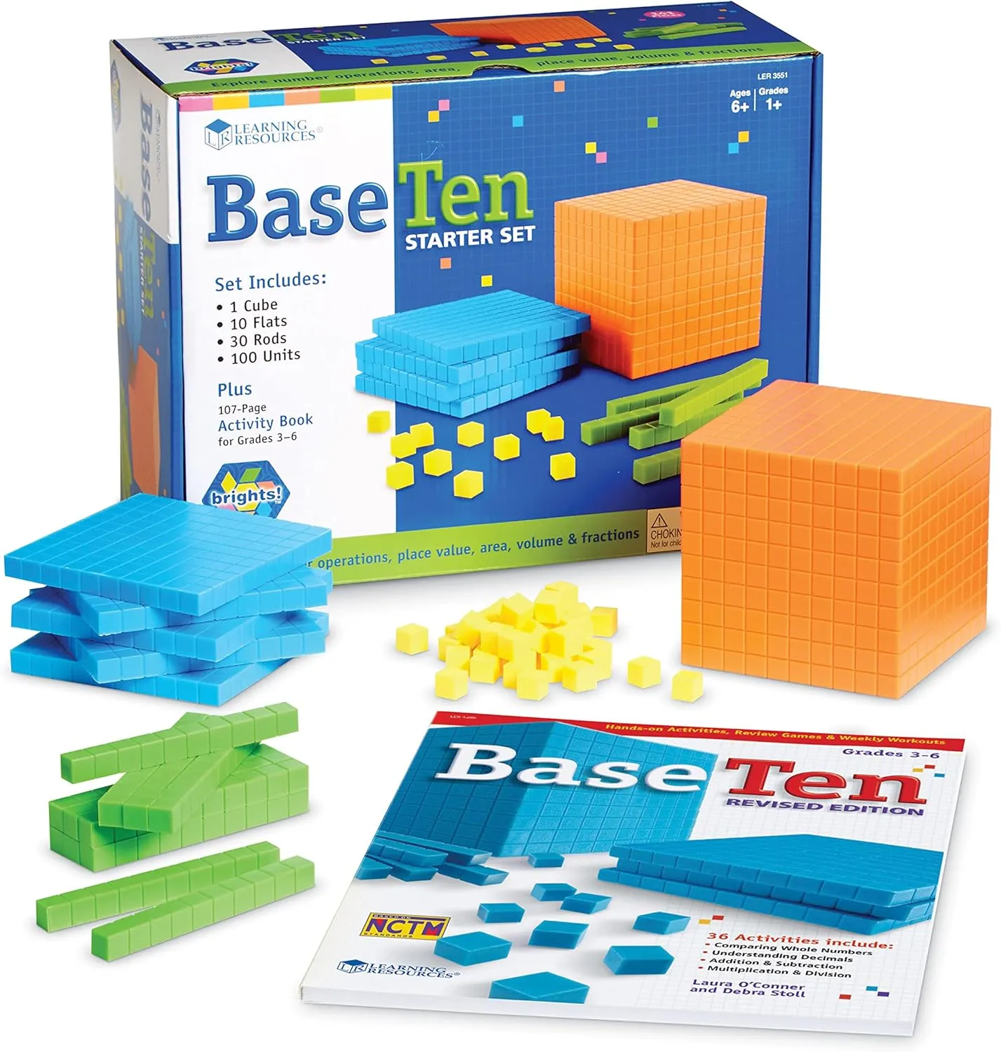 Learning Resources LER3551 Brights Base 10 Starter Set