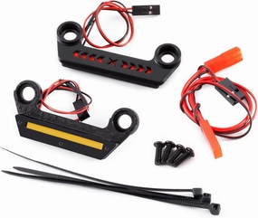 LED Headlight Taillights kit Front Rear Lights RC Car White Red Light Kit for 1/16 Tra-xxas Mini Maxx Small X Brushless 2S Rc 4Wd Electric Bigfoot Off-Road Vehicle Upgrades Parts
