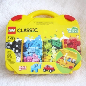 LEGO Classic Creative Suitcase , 213 Pieces, Ages 4 