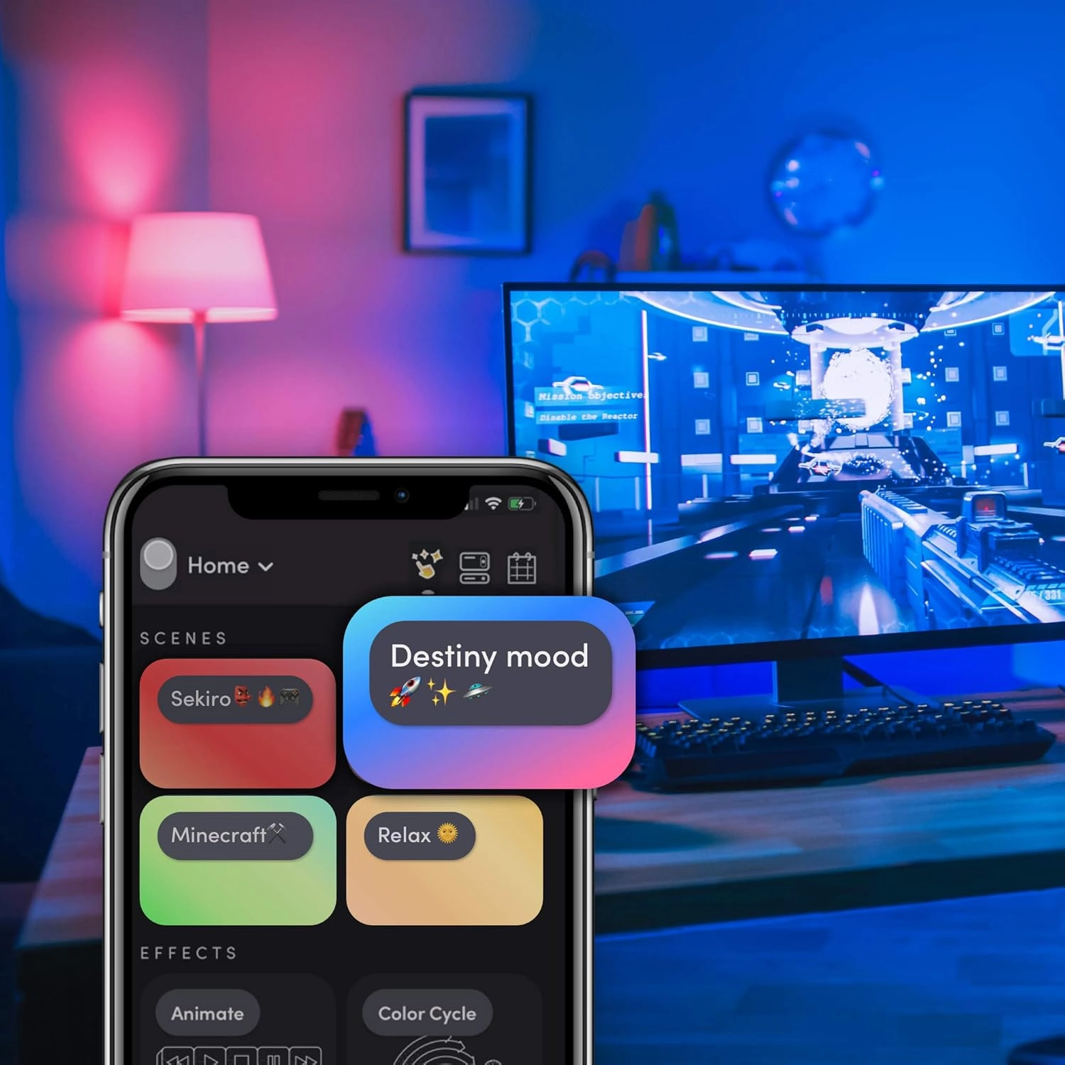 LIFX Color, A19 1100 lumens, Wi-Fi Smart LED Light Bulb, Billions of Colors and Whites, No bridge required, Works with Alexa, Hey Google, HomeKit and Siri, Multicolor