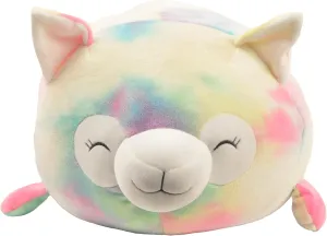 Linzy Plush 15" Smoochy Pals Tie Dye Llama, Ultrasoft Stuffed Animal Plush Toy, Cute Squishy Hugging Plush Pillow Pet, for Kids, Room Decoration, Travel
