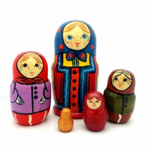 Little Girls Nesting Doll Set