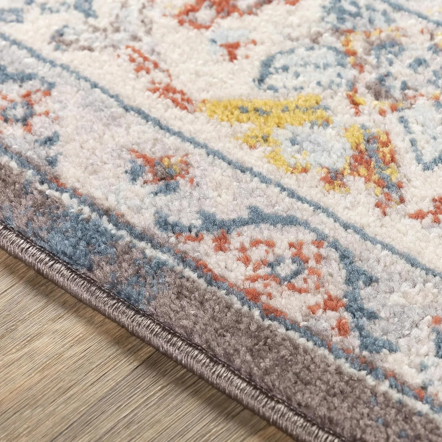 Livabliss Anja Oriental Medallion Area Rug,5'2" x 7',Teal