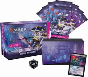 Magic: The Gathering Kamigawa: Neon Dynasty Bundle | 8 Set Boosters   Accessories