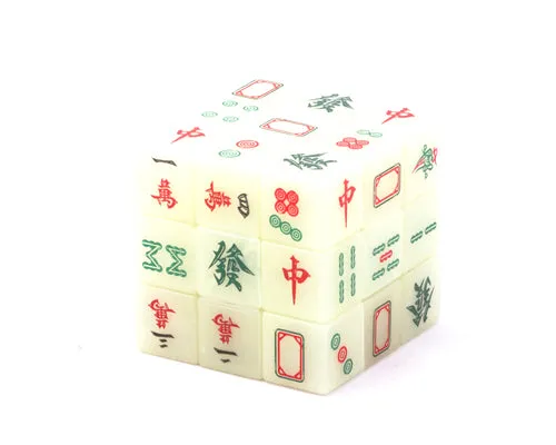 Mahjong Magic Puzzle Cube Stickerless Brain Teaser