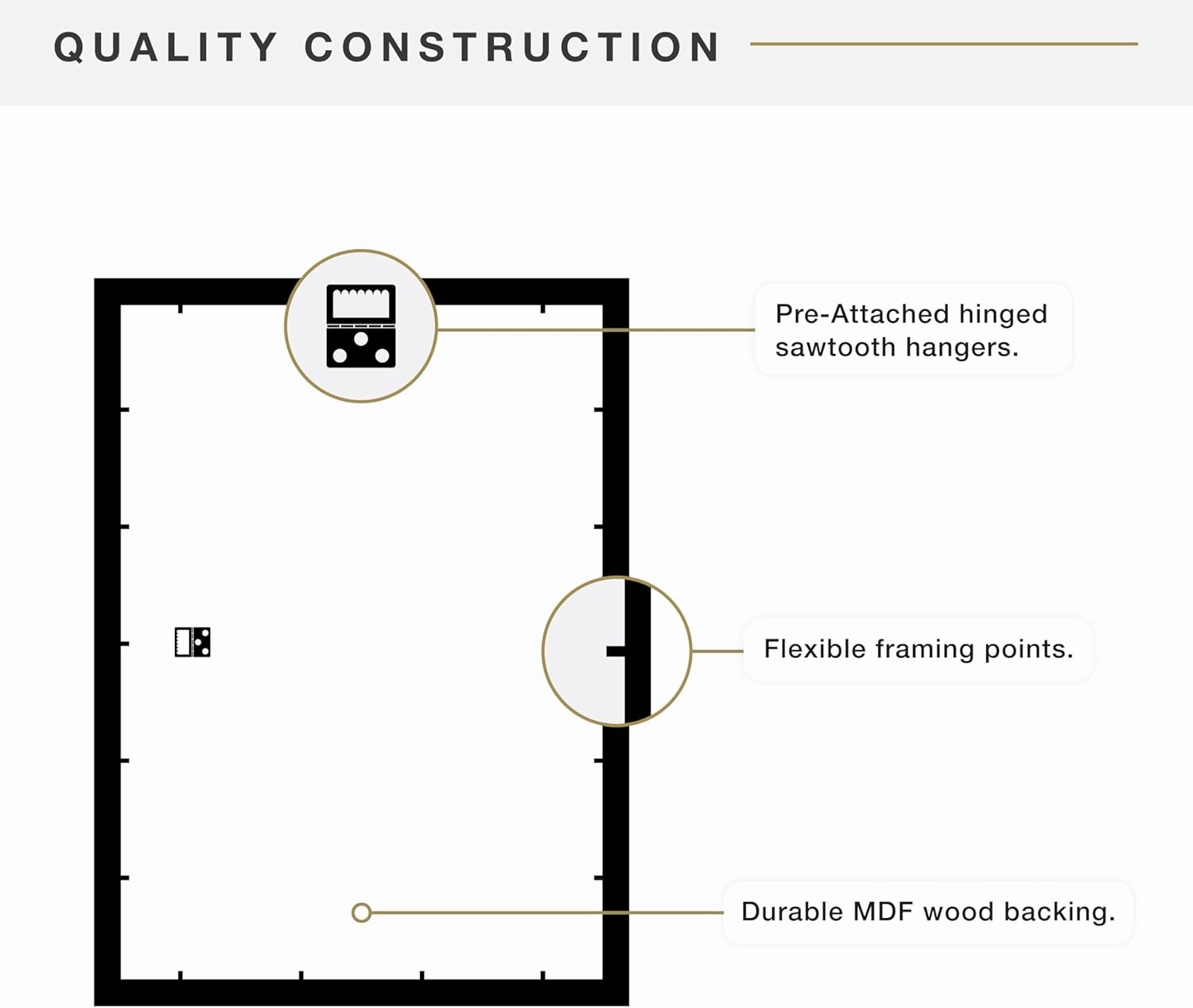 MCS Museum Poster Frame 24x36 Medium Oak, Vertical & Horizontal Wall Hanging Large Picture Frame for Photos, Posters & Art Prints (1-Pack)