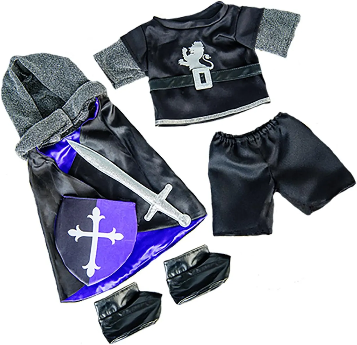 Medieval Knight Costume Fits Most 14" - 18" Build-a-bear and Make Your Own Stuffed Animals