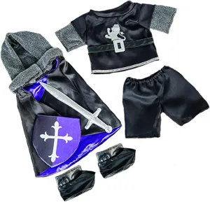 Medieval Knight Costume Fits Most 14" - 18" Build-a-bear and Make Your Own Stuffed Animals