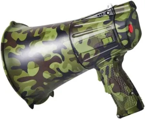 Megaphones Megaphones Led Lighting Portable Handheld Megaphone 30w Handheld Amplifier with Volume, Built-in Siren Bullhorn Speaker Clearer