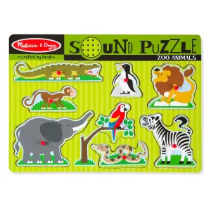 Melissa & Doug Zoo Animals Sound Puzzle