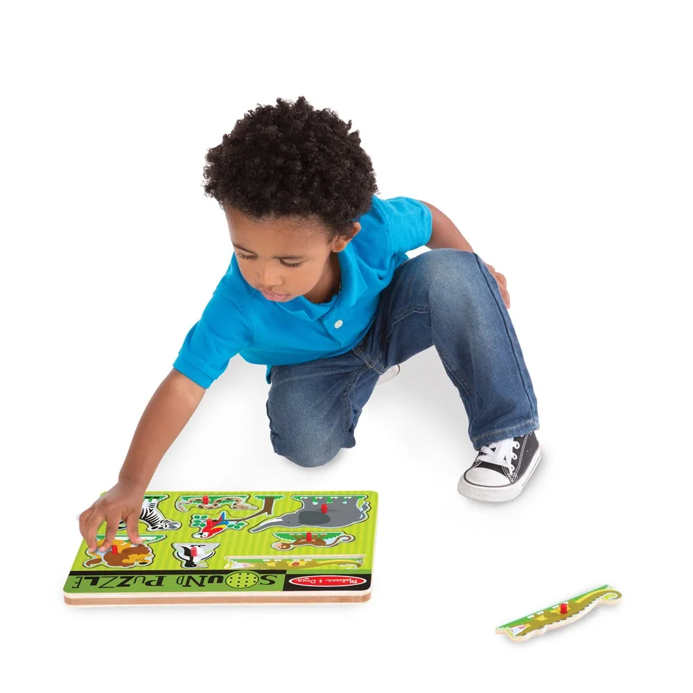 Melissa & Doug Zoo Animals Sound Puzzle