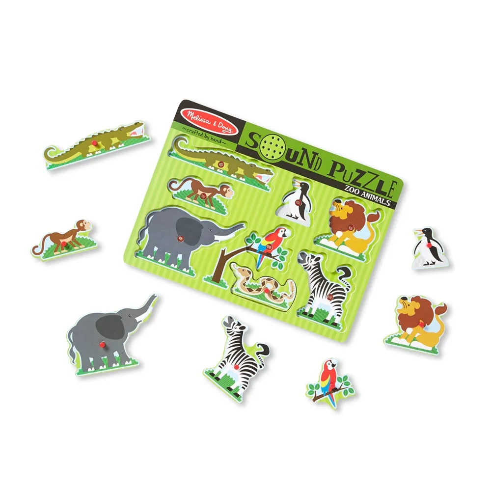 Melissa & Doug Zoo Animals Sound Puzzle