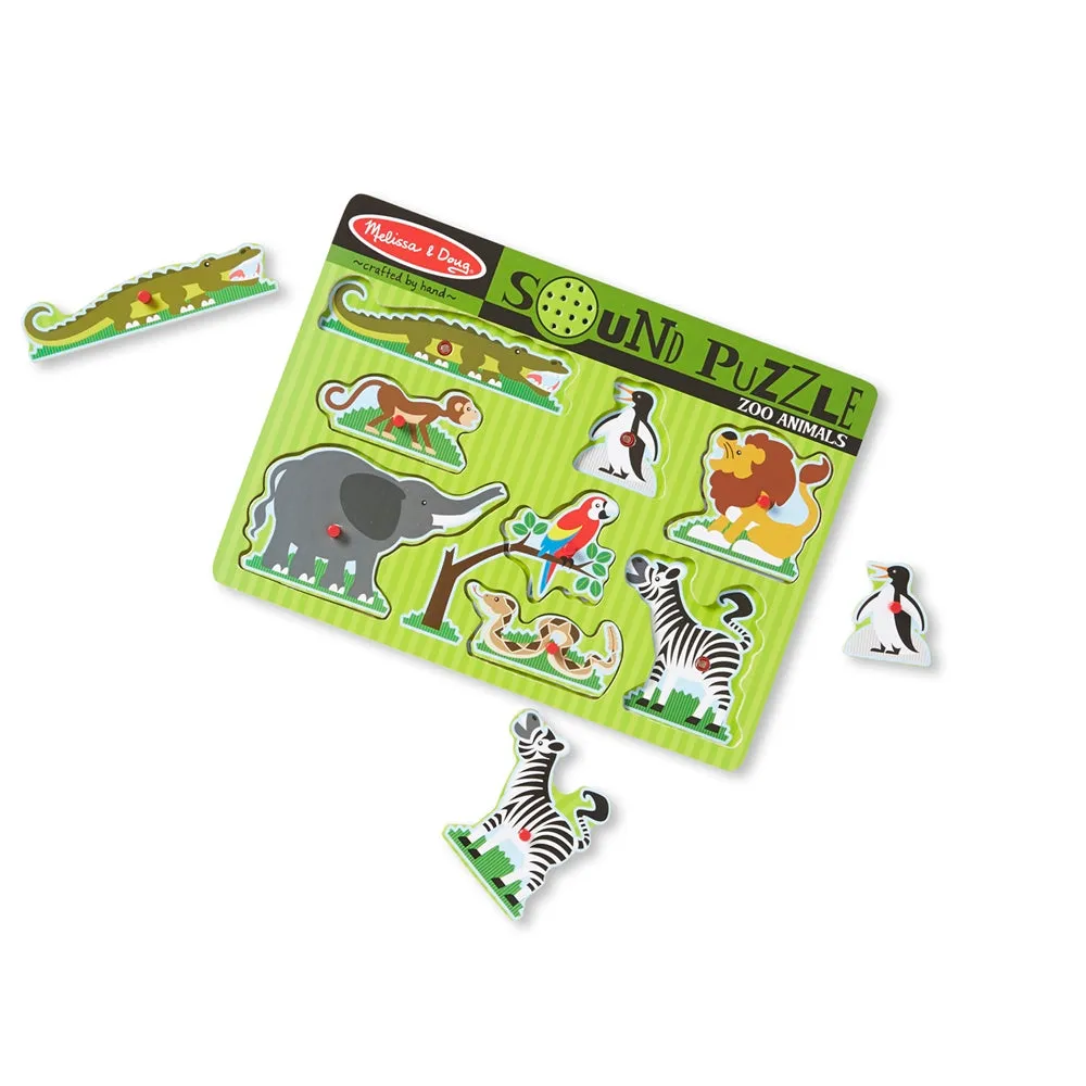 Melissa & Doug Zoo Animals Sound Puzzle