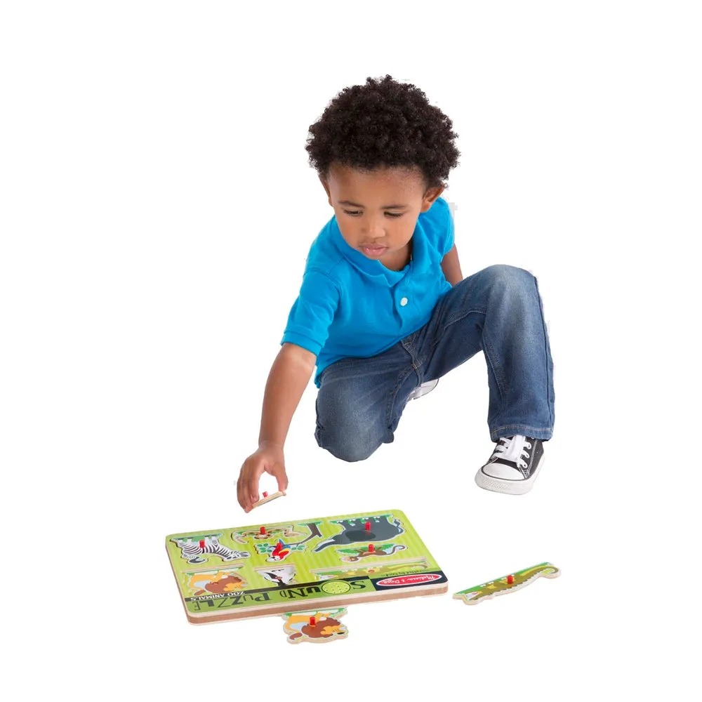 Melissa & Doug Zoo Animals Sound Puzzle