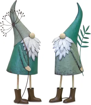 Melrose Gnome, Set of 2, Iron