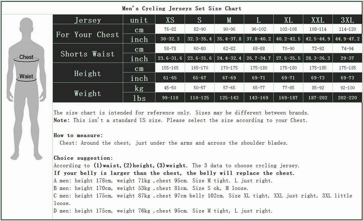 Men's Cycling Jersey Set, Summer Mountain Bike Clothing Short Sleeved Riding Jerseys