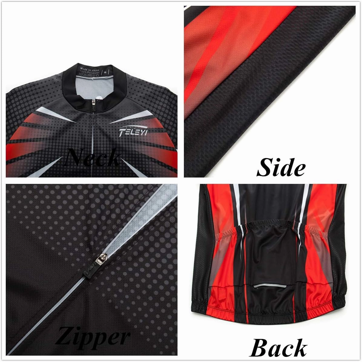 Men's Cycling Jersey Set, Summer Mountain Bike Clothing Short Sleeved Riding Jerseys