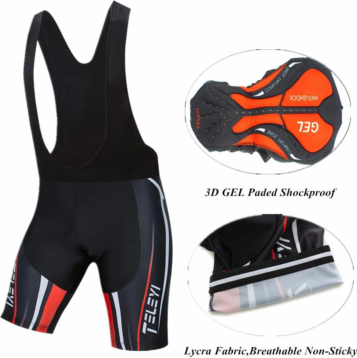 Men's Cycling Jersey Set, Summer Mountain Bike Clothing Short Sleeved Riding Jerseys