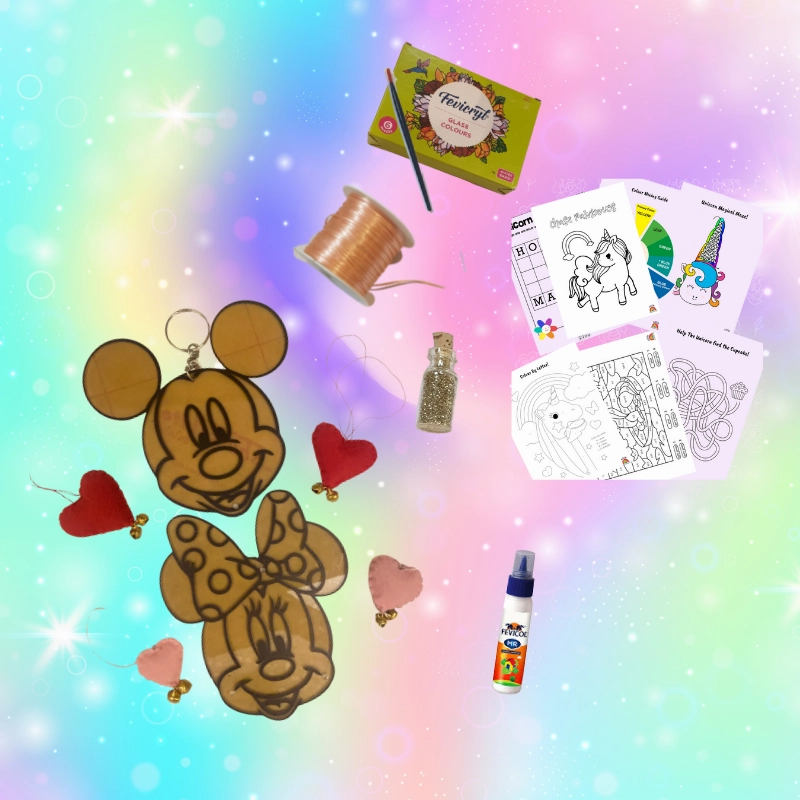 Mickey Minnie Sun Catcher Chime Activity Kit (3-5 Years)