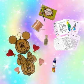 Mickey Minnie Sun Catcher Chime Activity Kit (3-5 Years)
