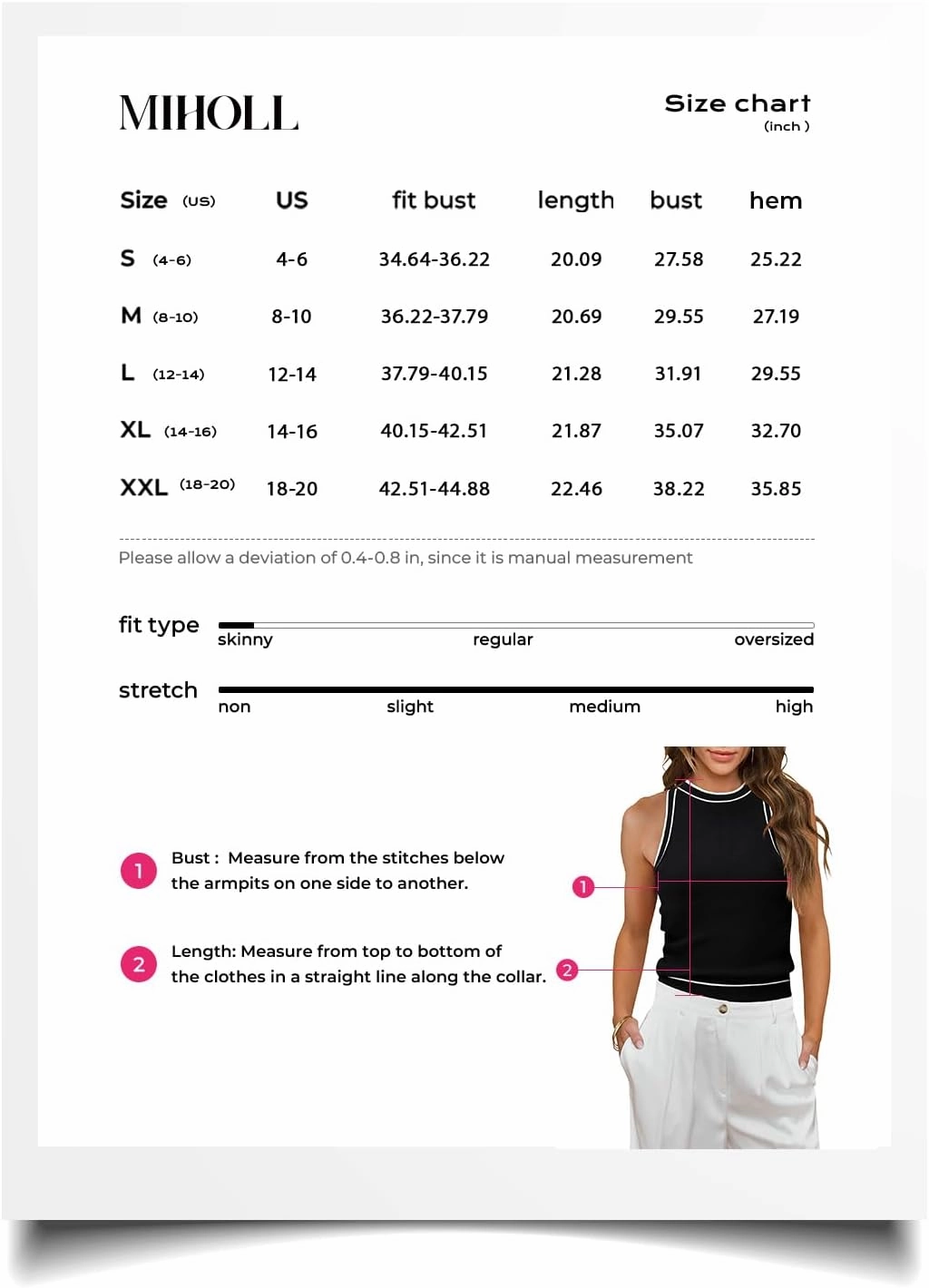 MIHOLL Women Summer Racerback Tank Tops Cute Sleeveless Halter Neck Tank Top Trendy Ribbed Cropped Tank Shirts