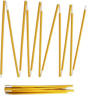 Milisten Tent Poles Tent Storage Bag Tent Screw Anchors Tarps Tarp for Camping Outdoor Foldable Tent Mats for