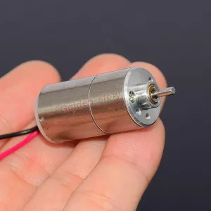 Mini 16mm Metal Gear Coreless Motor DC 3V 3.7V 5V 80RPM Slow Speed Micro Large Torque Mute Motor D-shaft DIY Robot Car