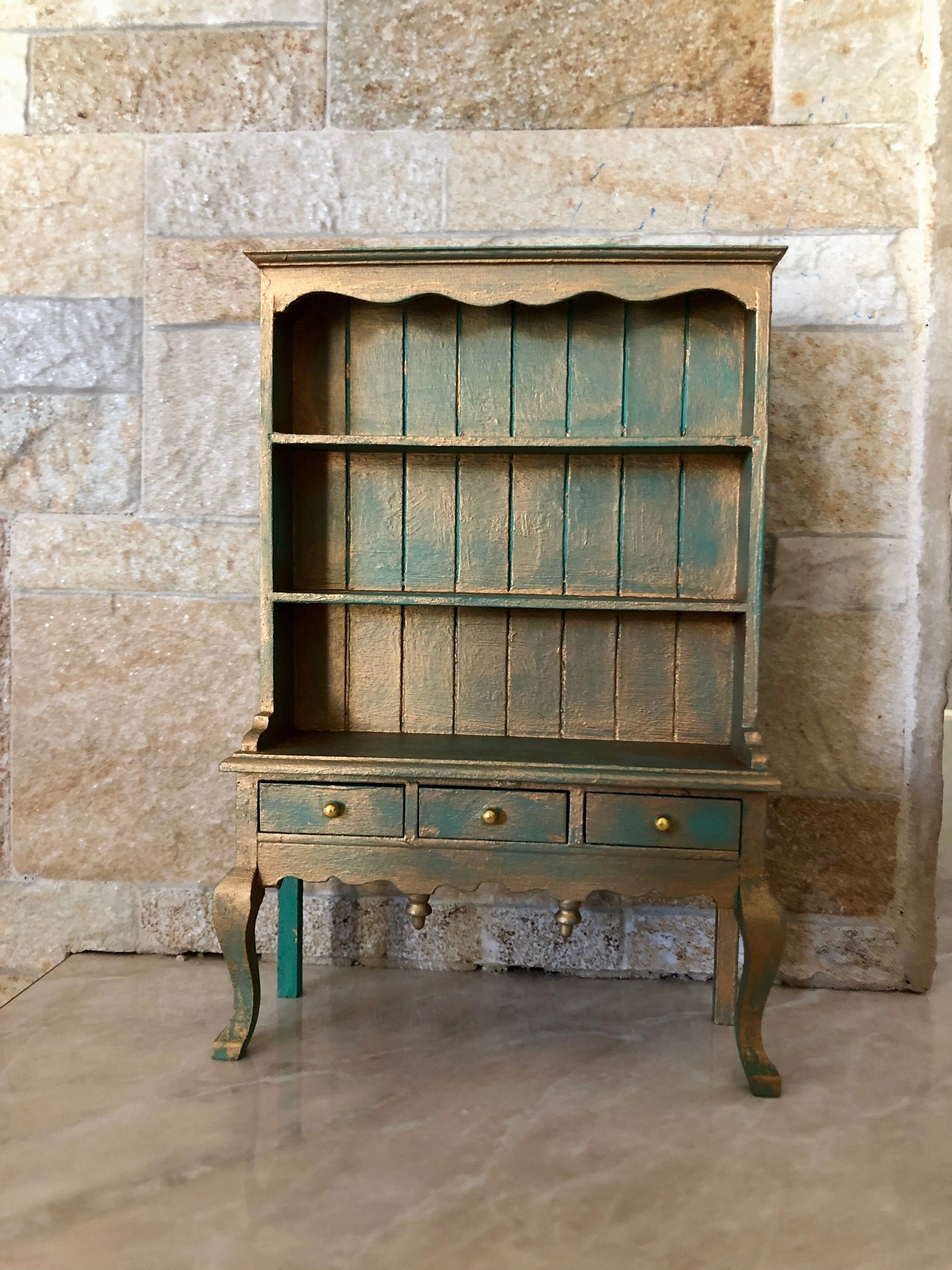 Miniature doll house furniture (cabinet)