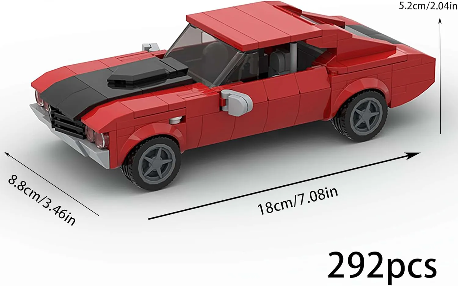 MOC Speed Champions Racing Car Sports Model Garage Sets Building Blocks Famous Racers City Vehicle Technique DIY Bricks Toys(292pieces)
