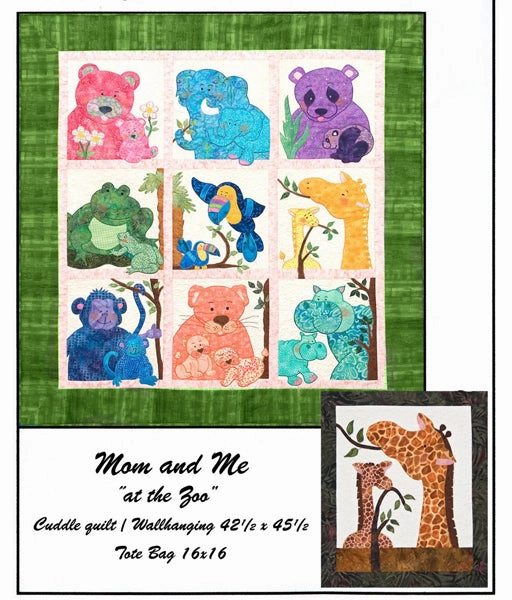 Mom & Me at the Zoo Pattern HBH-104w  - Wholesale Product